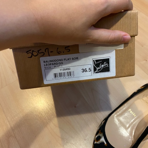 💯Christian Louboutin Balinodono Leopard Flats - Picture 7 of 7